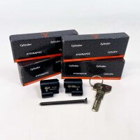 Minos locking cylinder MS-MN-3232-5ZW-NB, 32/32 mm, 5...