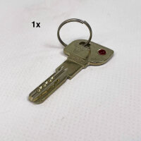 Minos Schließzylinder MS-MN-3232-5ZW-NB, 32/32 mm, 5 Schlüssel, schwarz, Sicherheitszylinder