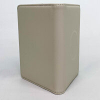 Satechi ST-VPCW Schutzhülle für Apple „Find My Passport“, 4 Kartenfächer, kabelloses Laden, RFID-Schutz, PU, beige