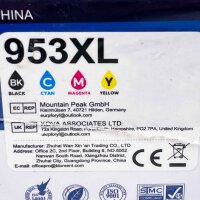 Toner Kingdom 953XL, 4er Pack Tintenpatronen, kompatibel...