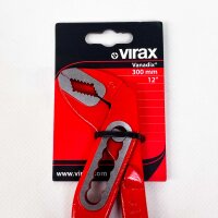 VIRAX Wasserpumpenzange Vanadix 300 mm, Modell 10930, verstellbar, rutschfeste Griffe, robuste Ausführung