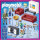 PLAYMOBIL Dollhouse 70207 Living Room, with light effect, detailed dollhouse accessories, ages 4+