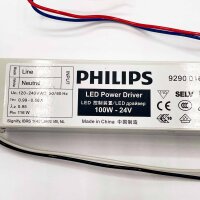 Philips 9290016695 LED driver, power supply, 100W, 24V output, 120-240V AC, 50/60Hz, dimmable