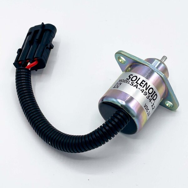 Solenoid SA-4934-12, 12V electromagnetic solenoid valve, robust, reliable control
