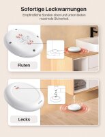 X-Sense SWS0A Water Detector 3-Pack, WiFi (2.4GHz), App Notification, IP67 Waterproof, for Kitchen/Bathroom/Basement, Requires SBS50 Base Station