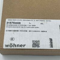 Wöhner 31575 D0-Lasttrennschalter, 3-polig, mit Sicherungen, für sichere Stromkreis-Trennung