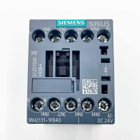 Siemens Hilfsschütz 3RH2131-1FB40, 3...