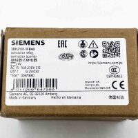 Siemens auxiliary contactor 3RH2131-1FB40, 3 normally open contacts, 10A, coil voltage DC 24V, compact, reliable control