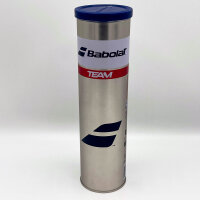 Babolat TEAM Tennisbälle, 4er Dose, gelb, druckgefüllt, langlebig, für alle Platzarten