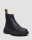 Dr. Martens Dmxl Zip Chelsea Boots, size 45, black leather, side zip, robust sole
