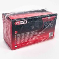 KS Tools 515.0308, 1" Hex Socket Set, Long, 8-Piece, Heavy Duty, for Impact Wrenches