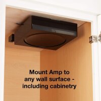 Sanus WSSCAM1-B2 wall mount for Sonos Amp, black, sturdy...