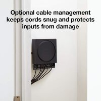 Sanus WSSCAM1-B2 Wandhalterung für Sonos Amp, schwarz, stabile Metallkonstruktion, flexible Montage, platzsparend