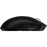 Logitech G PRO X SUPERLIGHT 2 Gaming-Maus, kabellos, HERO 2 Sensor, LIGHTSPEED, für Windows, schwarz