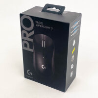 Logitech G PRO X SUPERLIGHT 2 Gaming-Maus, kabellos, HERO 2 Sensor, LIGHTSPEED, für Windows, schwarz