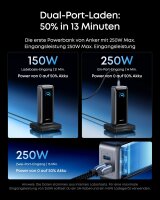 Anker A110A Prime Power Bank 26250mAh, portable charger, 3 ports, 300W output, bidirectional charging, TSA compliant, app control, for MacBook/iPhone