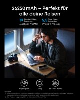 Anker A110A Prime Power Bank 26250mAh, portable charger, 3 ports, 300W output, bidirectional charging, TSA compliant, app control, for MacBook/iPhone