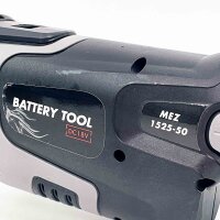 MEZ battery-powered crimping machine MEZ 1525-50, used, including 2 batteries, charging station, 6 attachments, original packaging damaged