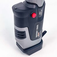 MEZ battery-powered crimping machine MEZ 1525-50, used, including 2 batteries, charging station, 6 attachments, original packaging damaged