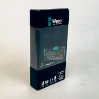 Wera Tool-Check PLUS 1, 39-teiliges Bit- und Ratschen-Set, kompakt, vielseitig, mit Mini-Ratsche und Steckschlüsseln