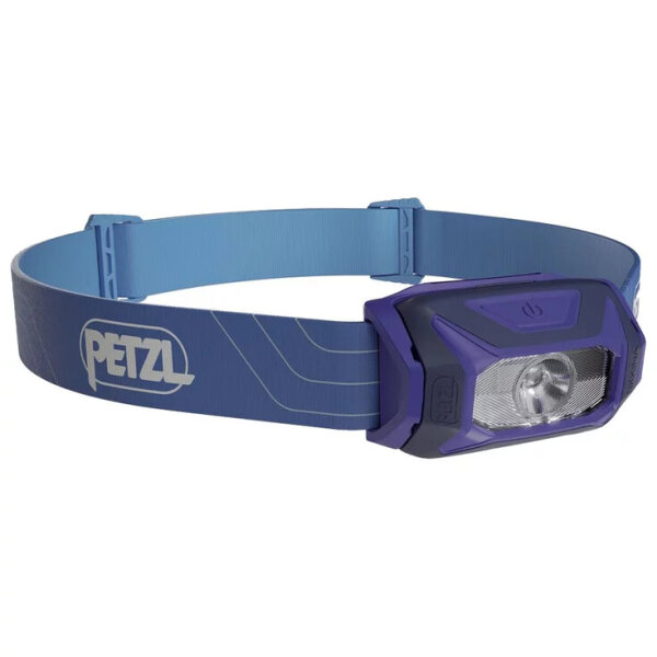 PETZL Tikkina E060AA01 Headlamp, LED, blue, 300 lumens, lightweight, for outdoor and camping