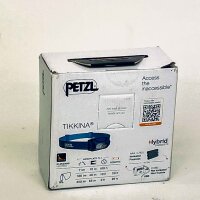 PETZL Tikkina E060AA01 Headlamp, LED, blue, 300 lumens, lightweight, for outdoor and camping