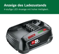 Bosch replacement battery PBA 18V 2.5Ah, lithium-ion, high capacity, compatible with 18V Power for All devices