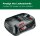Bosch replacement battery PBA 18V 2.5Ah, lithium-ion, high capacity, compatible with 18V Power for All devices