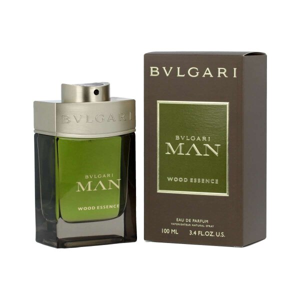 Bvlgari Man Wood Essence 00S17BD2 Eau de Parfum 100ml, mens fragrance, woody, long-lasting, elegant bottle