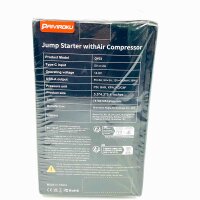 PAIVIROKU QY03 Jump Starter, 5-in-1, with Air Compressor, Power Bank, LED Light, 2000A Peak Current