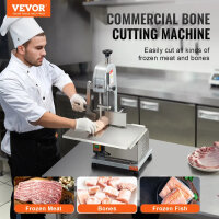 VEVOR electric meat band saw 650W, table bone saw, 315x460mm workbench, frozen meat and bone cutter for beef and pork