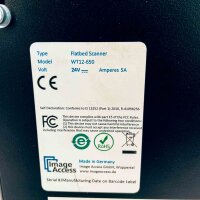 Image Access WideTEK WT12-650 Flachbettscanner, DIN A3+, gebraucht, defekt, für Ersatzteile