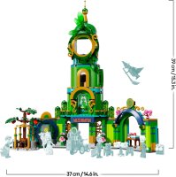 LEGO 75684 Wicked Welcome to Emerald City, Playset with Tower, Glinda & Elphaba Mini Dolls, Creative Gift for Children Ages 9 and Up