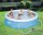 Bestway Fast Set Pool 305x76 cm, round pool with filter pump, above-ground pool, self-assembling, blue