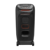 JBL PartyBox Stage 320, portable Bluetooth speaker, 240 watts, light effects, splashproof, microphone and guitar input