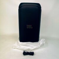 JBL PartyBox Stage 320, portable Bluetooth speaker, 240 watts, light effects, splashproof, microphone and guitar input