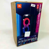 JBL PartyBox Stage 320, portable Bluetooth speaker, 240 watts, light effects, splashproof, microphone and guitar input