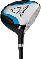 Strata Plus Golf Komplettset 14-teilig, Rechtshand, inkl. Schläger, Bag, Headcover, für Einsteiger und Fortgeschrittene