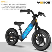 YBIKE 12-inch electric balance bike, adjustable seat,...