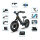 YBIKE 12-inch electric balance bike, adjustable seat, training vehicle for children 3-5 years old, suitable for boys & girls