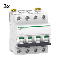 Schneider Electric A9F77463, Miniature Circuit Breaker,...