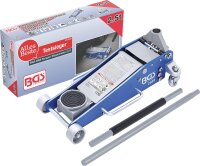 BGS 2889 Hydraulic Trolley Jack 2.5t, Lifting Height 100-460mm, Aluminum-Steel, Double Piston