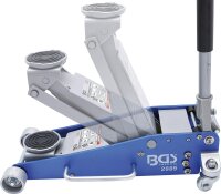 BGS 2889 Hydraulic Trolley Jack 2.5t, Lifting Height 100-460mm, Aluminum-Steel, Double Piston