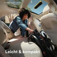 Stokke YOYO3 frame black, stroller frame, 5-point harness, adjustable backrest, sun canopy extension, padded straps