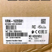 Hanwha Techwin XRN-1620SB1 IP-Kamera Recorder 16-Kanal PoE 0TB Speicher