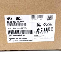 Hanwha Vision Pentabrid DVR HRX-1635-4TB-S, 16-Kanal Videorekorder mit 4 TB Speicher