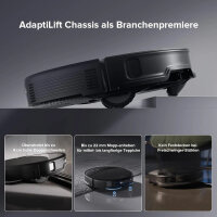 Roborock Saros 10R Saugroboter mit Wischfunktion, 22.000 Pa Saugleistung, 80 °C Heißwasser-Mopp, 7,98 cm schlankes Design