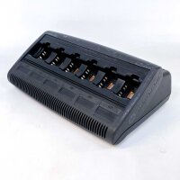 Motorola MTP850 EX 6-bay charging station for GP series, multi-device charger, efficient charging of multiple devices simultaneously