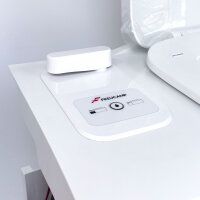 Freucamp W5001 camping toilet with cassette and service door, 670x405x522 mm, up to 120 kg, model W500113 R