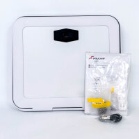 Freucamp W5001 camping toilet with cassette and service door, 670x405x522 mm, up to 120 kg, model W500113 R